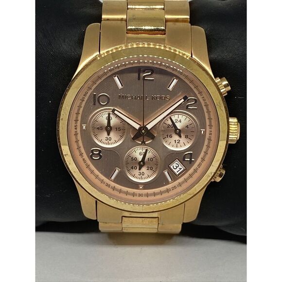 Michael Kors Runway MK5128 Women Stainless Steel Analog Dial Quartz Watch MP224 - Picture 2 of 12